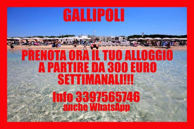 Appartamento in breve x vacanze a Gallipoli (LE)